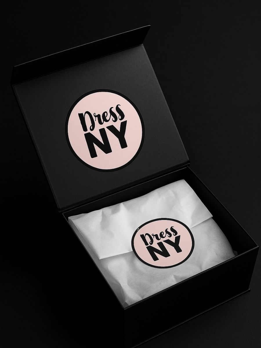 DressNY, caja premium con sello